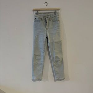 Blue levis wedgie straight jeans
